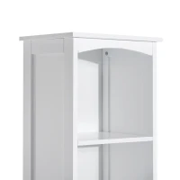 HOMCOM Tall Wooden Bathroom Cabinet Storage Organizer Kitchen Bedroom Decorative(m-11)