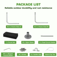 PawHut Extra Long Chicken Tunnel for Outside, 354" x 39" Galvanized Steel Chicken Run for 10-15 Chickens or Ducks(m-5)