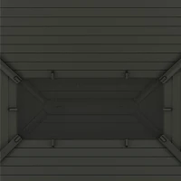Outsunny 10' x 12' Hardtop Gazebo, Sun Shelter with Double Tier Metal Roof, Mosquito Netting, and Hanging Hook, Light Grey(m-13)