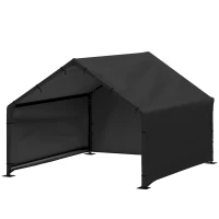 PawHut Dog Shade Shelter Outdoor, Dog House Outside with Canopy, Pet Tent for Small Medium Large Breeds(m-1)
