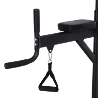 Soozier Multi-Function Power Tower Chin Up Bar Stand Dip Station Full Body Workout Training Fitness Equipment(m-10)