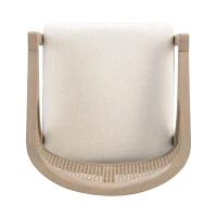 Set of 2 Wooden Counter Stools with Woven Rattan Back, Kitchen Island Stools for Contemporary Kitchens, 22'' L x 24.5'' W x 38'' H, Beige+Natural Ash(m-11)