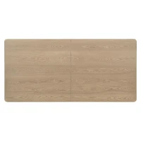 Rectangular Dining Table with Sturdy Rectangular Pillar Base, Natural Finish Kitchen Table for Versatile Kitchen, 84'' L x 40'' W x 30'' H, Natural(m-6)