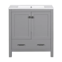 Tall Bathroom Storage Cabinet with 2 Drawers and Adjustable Shelves, Space-Saving Storage Vanity for Neat Space, 17.5'' L x 14'' W x 63'' H, Black(m-2)