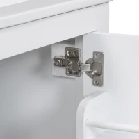30" Bathroom Vanity with Single Sink, Solid Wood Frame, Multifunctional Storage Cabinet with Soft-Close Doors, 30" L x 18.5" W x 34" H, White(m-12)