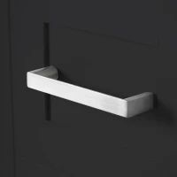 Free-Standing Bathroom Vanity with Ceramic Undermount/Drop-In Sink, Modern Storage Cabinet for Small Condos, 30'' L x 18'' W x 34'' H, Black(m-12)