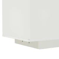 Stylish TV Stand with High-Gloss Push-to-Open Doors, Spacious TV Cabinet with App-Controlled LED Strip, 65" L x 15.5" W x 17.5" H, White(m-10)