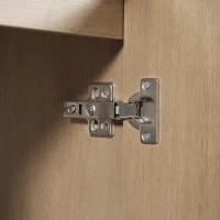 Double Sink Bathroom Vanity with Integrated SMC Top, Wall-Mounted Floating Cabinet for 2 People, 59.5'' L x 20'' W x 25.5'' H, Wood(m-12)