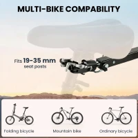Soozier Bike Trailer with Foldable Storage Box and Lid, Quick Release Wheels, Reflective Stickers, Safety Flag(m-10)