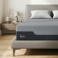 HOMCOM Queen Mattress, 12 Inch Memory Foam Mattress for Pressure Relief, Graphene Gel Cooling Copper Bed in a Box, Made in USA(m-10)