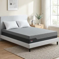 HOMCOM Queen Mattress, 12 Inch Memory Foam Mattress for Pressure Relief, Graphene Gel Cooling Copper Bed in a Box, Made in USA(m-8)