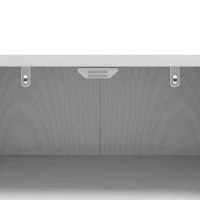 HOMCOM Farmhouse Kitchen Pantry, Freestanding Kitchen Pantry Storage Cabinet with Barn Doors and Adjustable Shelves, White(m-12)