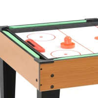 Soozier 43'' 4-in-1 Multi-Gaming Table, Tabletop Billiards Hockey Table Tennis Foosball Game, Easy Set up for Whole Family(m-12)