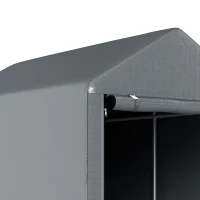 Outsunny 4 x 6ft Outdoor Storage Shed Tent, Portable Shed with Roll-up Door for Motorcycle, Bike, Garden Tools(m-13)