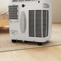 HOMCOM 14000 BTU Portable Air Conditioner, AC Unit with Cool, Dehumidifier, Fan, 700 Sq. ft, 24H Timer On Off, Window Kit(m-11)