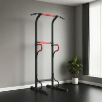Soozier Power Tower, Pull Up Bar, Dip Station for Home Office Gym Multi-Function Workout Equipment(m-10)
