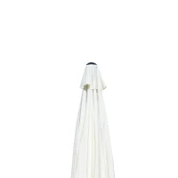 Outsunny 8.5 ft Outdoor Market Table Umbrella, Round Patio Umbrella with Tilt and Crank for Garden, Backyard, Deck, Cream White(m-11)