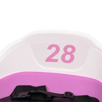 Qaba 12V Bumper Car for Toddlers, Ride On Car with 360 Degree Remote Control, Lights Music Horn, for 1.5-5 Years, Pink(m-11)
