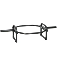 Soozier Trap Bar, Olympic Deadlifting Bar, 2" Hex Barbell Bar for Deadlifts and Shrugs, 660 lbs Capacity, Black(m-9)