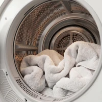 HOMCOM Clothes Dryer with 6 Drying Modes, Laundry Dryer with Stainless Steel Tub 18 lbs, White(m-9)
