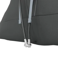 Outsunny 5-6 Person Family Tent, Outdoor Camping Tent with Lighting Hook, Carrying Bag for Camping, Hiking and Travelling, Cream(m-10)