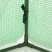 Outsunny Mini Greenhouse, Portable Garden Green House with Zipper Windows, PE Cover for Outdoor, Indoor, 71" x 36" x 28", Green(m-12)