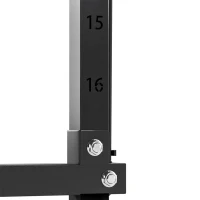 Soozier Wall Mount Cable Station, 16 Positions Adjustable Pulley Machine, Cable Crossover Machine with Lat Pulldown Bar(m-12)
