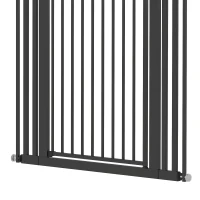 PawHut 63" Extra Tall Pet Gate 30-41" Wide Adjustable Baby Gate Pressure Mounted for Doorways, Hallways, Stairs(m-12)