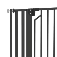 PawHut 63" Extra Tall Pet Gate 30-41" Wide Adjustable Baby Gate Pressure Mounted for Doorways, Hallways, Stairs(m-11)