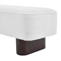 Upholstered Entryway Bench with High-Density Foam, Space-Saving Hallway Seating with Solid Wood Frame, 56.5'' L x 18.5'' W x 18'' H, Walnut(m-11)