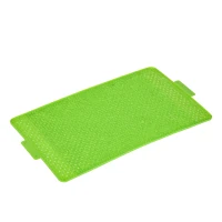 PawHut Artificial Grass Pee Pad for Dogs Potty Training, 26" x 16", 2 Packs, Green(m-10)