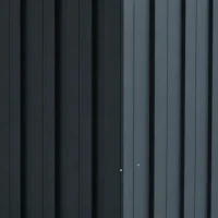 Outsunny 4' x 8' Outdoor Storage Shed, Metal Garden Shed with Window, 2 Vents and Lockable Door for Backyard, Garden, Patio(m-12)