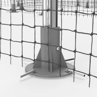 PawHut Extra Long Chicken Tunnel for Outside, 354" x 39" Galvanized Steel Chicken Run for 10-15 Chickens or Ducks(m-11)