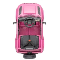 Qaba 12V Ride on Car Licensed Land Rover with Remote, Suspension, Slow Start, 3 Speeds, Lights, Music, Horn for 3-5, Pink(m-12)