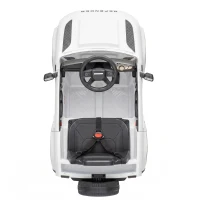 Qaba 12V Ride on Car Licensed Land Rover with Remote, Suspension, Slow Start, 3 Speeds, Lights, Music, Horn for 3-5, White(m-12)