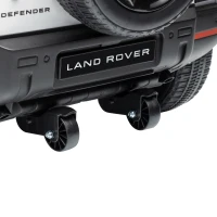 Qaba 12V Ride on Car Licensed Land Rover with Remote, Suspension, Slow Start, 3 Speeds, Lights, Music, Horn for 3-5, White(m-10)