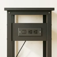 PawHut 5-10 Gallon Fish Tank Stand Aquarium Stand with Power Outlets, Cabinet, Shelf, 550 lbs Capacity, 20.5" x 11" x 31.5"(m-10)