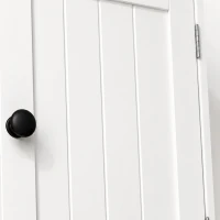 HOMCOM Wall Mounted Bathroom Cabinet, Bathroom Wall Cabinet with 2 Doors, Adjustable Shelf Storage, White(m-10)