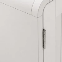 HOMCOM Wall Mounted Bathroom Cabinet, Bathroom Wall Cabinet with 2 Doors, Adjustable Shelf Storage, White(m-11)