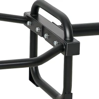 Soozier Trap Bar, Olympic Deadlifting Bar, 2" Hex Barbell Bar for Deadlifts and Shrugs, 660 lbs Capacity, Black(m-12)
