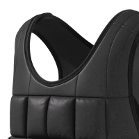 Soozier 22lbs Weighted Vest, Adjustable Running Weight Vest with 38 Weight Bags, Black(m-9)