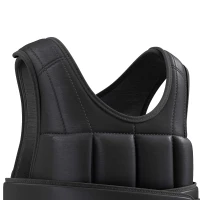 Soozier 22lbs Weighted Vest, Adjustable Running Weight Vest with 38 Weight Bags, Black(m-12)