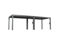 FlexPatio POWER+ PRO Gen 2 Motorized Pergola - 10' x 26' Gray, 6063-T5 Aluminum, Motorized Louvers & LED Lighting(m-2)