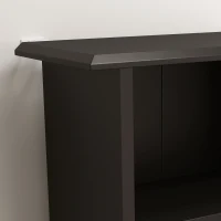 HOMCOM 9-Tier DVD Shelf with 7 Adjustable Shelves, Slim CD Shelf, Holds 252 CDs, 147 DVDs or 189 Blu-rays, Black(m-10)