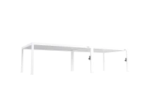 FlexPatio POWER+ PRO Gen 2 Motorized Pergola, 13' x 36' (8-Post) White, Motorized Louvers & LED Lighting(m-2)
