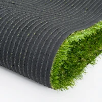 Outsunny Artificial Grass 10' x 3' (30 Square Feet), Fake Grass Turf with UV Protection, Drain Holes for Rain, Green(m-10)