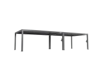 FlexPatio POWER+ PRO Gen 2 Motorized Pergola - 13' x 36' (10-Post) Outdoor Aluminum Louvered Pergola, Gray(m-2)