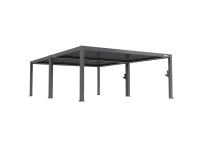 FlexPatio POWER+ PRO Gen 2 Motorized Pergola, Motorized Louvers, 20' x 26', Gray, 6063-T5 Aluminum(m-2)