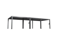 FlexPatio POWER+ PRO Gen 2 Motorized Pergola 13' x 33' (10-Post) Gray - 6063-T5 Aluminum, IP68 Outlets, 165 MPH Wind(m-2)