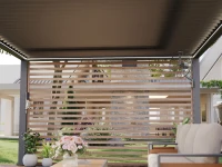 Flexpatio Pergola Post Fan 20" - IP56 Outdoor Post-Mounted Fan, 3-Speed Control Up to 1300 RPM, 20 in. Head(m-3)